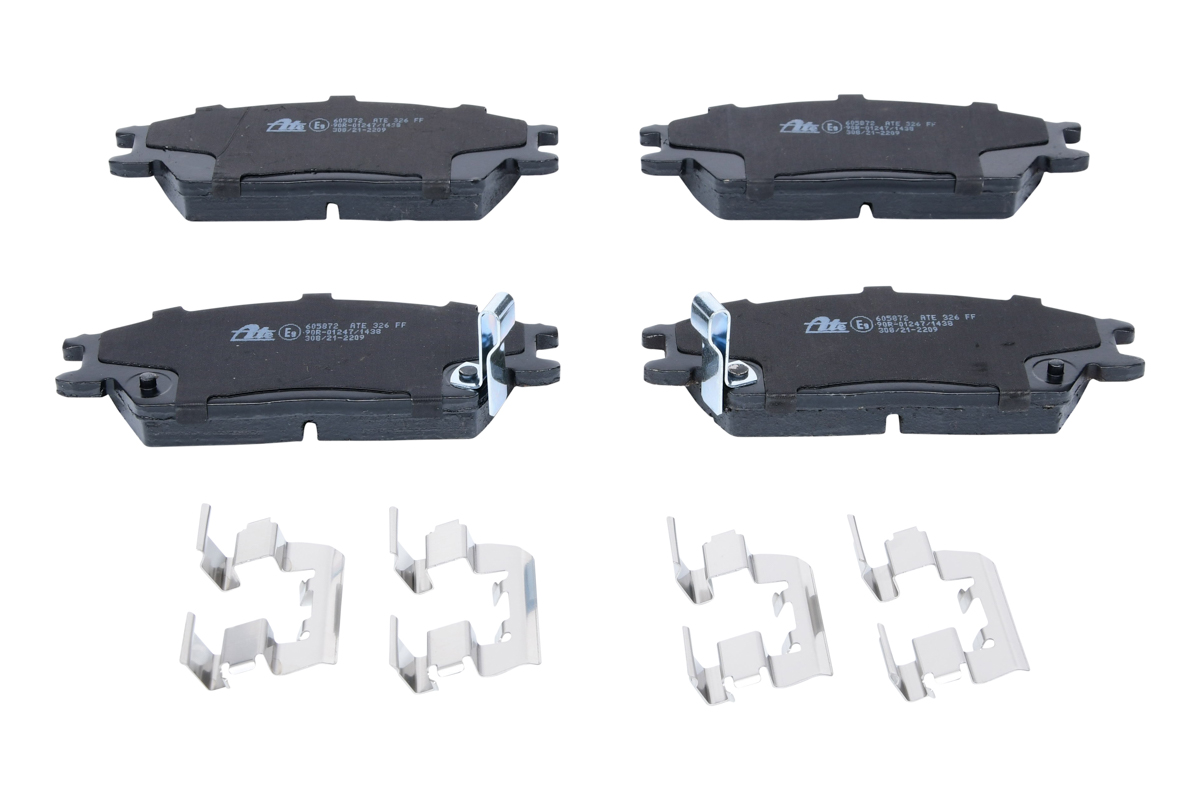 Set placute frana Ate 13046058722, parte montare : Punte fata