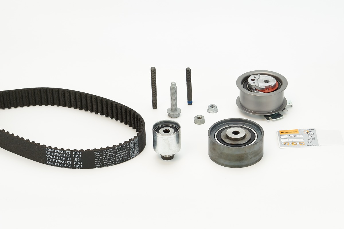 Kit distributie CONTITECH CT1051K1 Jeep Compass (Mk49) A6 Avant (4F5, C6) A4 Avant (8Ed, B7) A6 (4F2, C6) Golf 5 Variant (1K5) Golf 5 (1K1) Golf Plus (5M1, 521) Octavia Combi (1Z5) Passat Variant (3C5