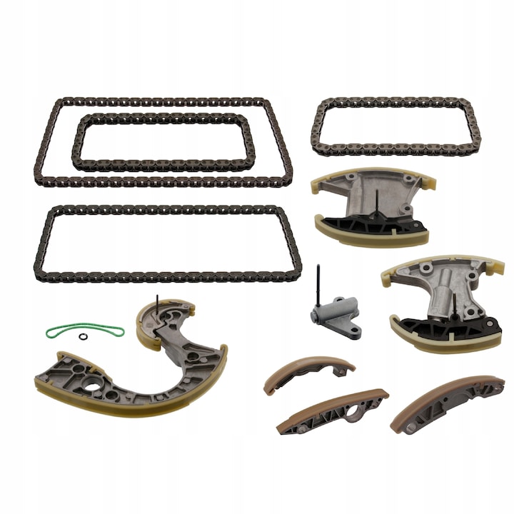Kit lant distributie, Audi A4 (8E), A6 (4F), A8 (4E), Q7 (4L); VW Phaeton (3D), Touareg 1 (7L), 2.7/3.0 TDI, Febi Bilstein, 059109229J