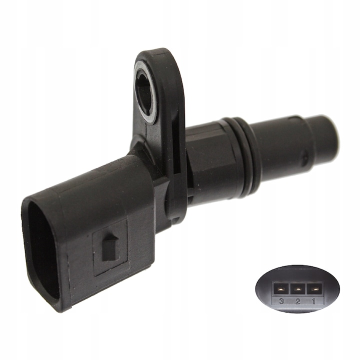 Senzor turatie, Senzor pozitie ax came Audi A4 (8ec, B7), A4 Cabriolet (8h7, B6, 8he, B7), A8 (4e); Vw Multivan 5, Phaeton (3d), Touareg (7L), Transporter 5 Febi Bilstein 44360