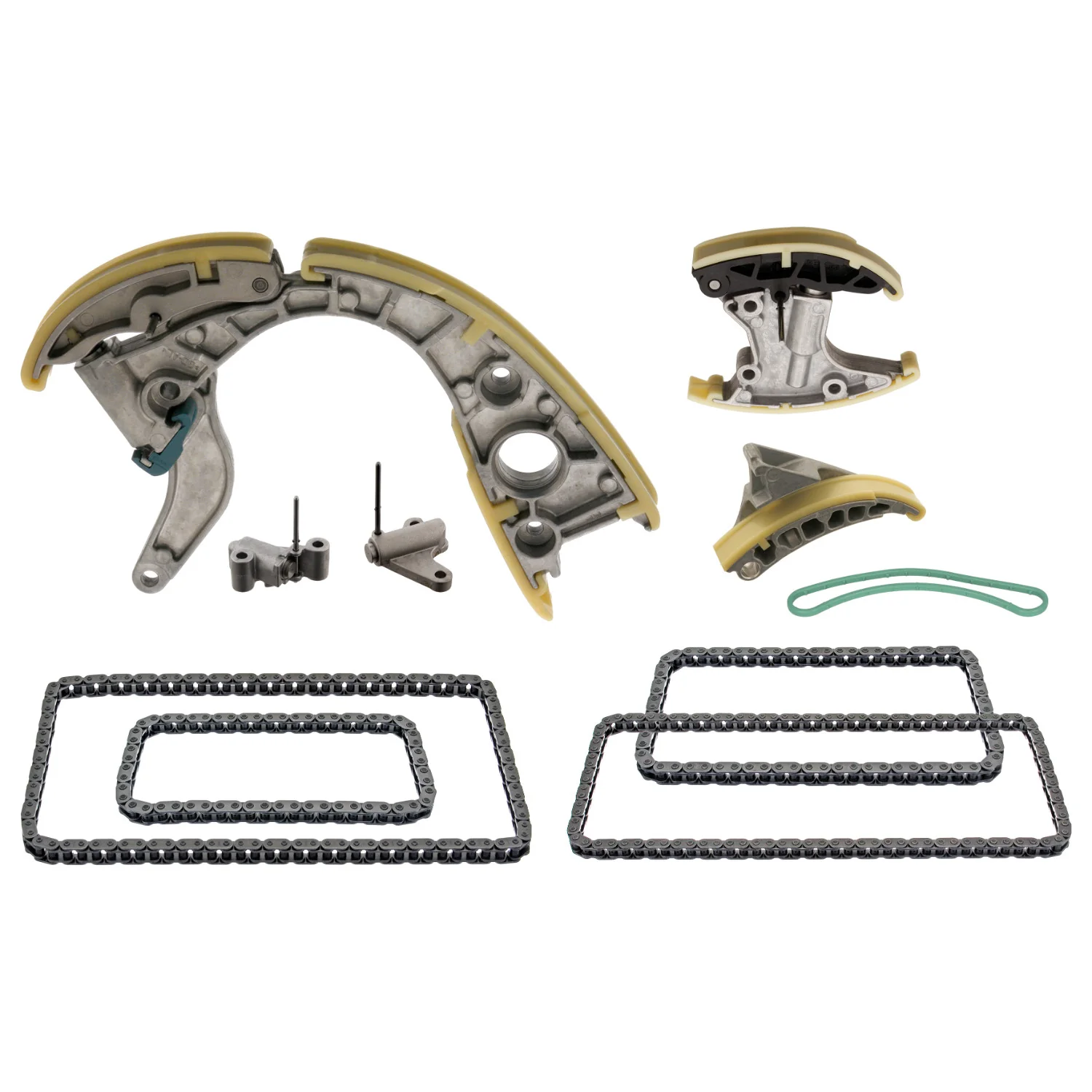 Kit lant distributie, Audi A4 (8K), A5 (8T), A6 (4F), Q7 (4L); VW Phaeton (3D), Touareg 1 (7L), Touareg 2 (7P), 2.7/3.0 TDI, Febi Bilstein, 057109229G