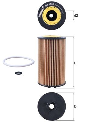 MAHLE Filtru ulei