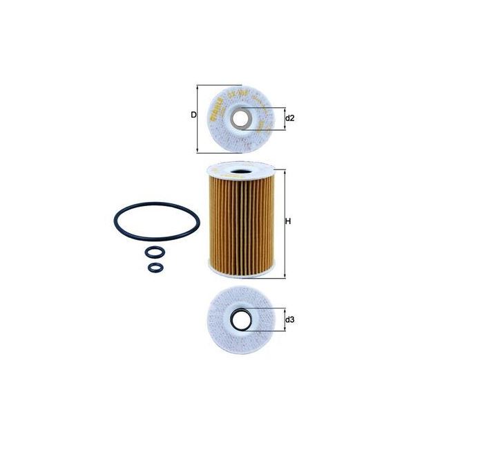 MAHLE Filtru ulei