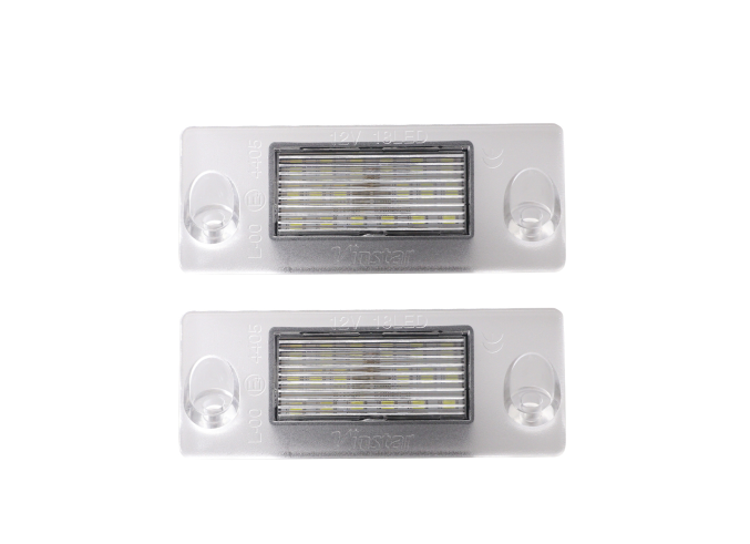 Set 2 buc lampa numar AUDI A3 (8L), 1996-04.2003; A4 (B5), 1996-09.2001, partea stanga=dreapta, LED; TUNING,
