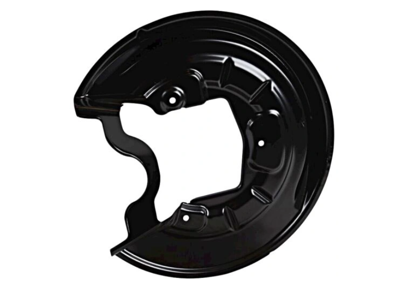 Protectie stropire disc frana spate AUDI A3 (8P); SKODA Octavia II/Tour II (1Z3/1Z5); VW Caddy III/Life (2K); Golf V (1K) , dreapta, metal; 4x4, diametru disc frana : 260 mm, OE : 1K0 615 612N; 1K0615612AH; 1K0615612N,