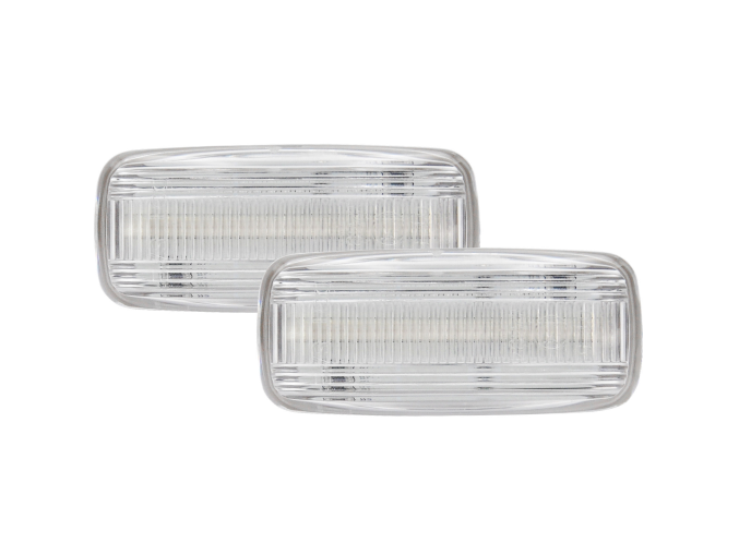 Set lampa semnalizare laterala AUDI A2 (8Z), 01.2000-12.2005; A3 (8L), 01.2000-04.2003; A4 (B5/B6), 01.1999-2004; A6 (C5), 05.1997-2005; A8 (D2), 1999-2002; TT (8N), 10.1998-05.2006, dynamic indicator; LED; transparent; TUNING,