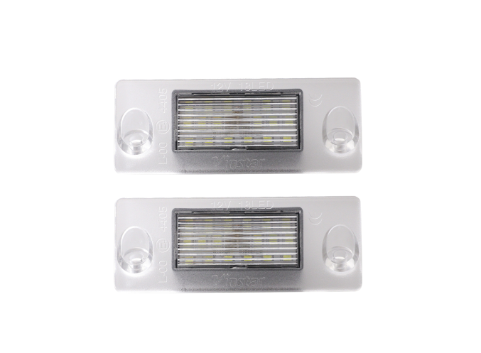 Set 2 buc lampa numar AUDI A6 (C5), 05.1997-01.2005 model SEDAN, partea stanga=dreapta, LED; TUNING,