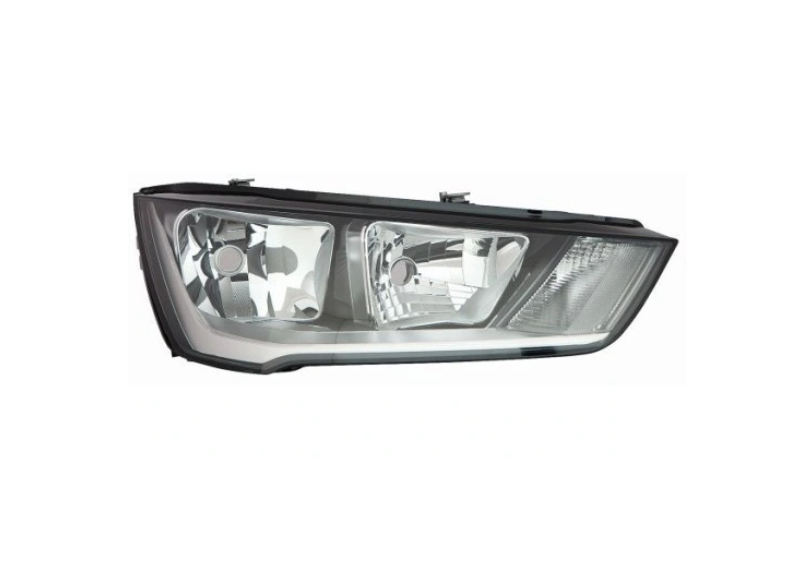 Far AUDI A1 (8X), 12.2014-12.2018, partea dreapta, DEPO, H15+H7+HY21W; electrical; cu motor; halogen,