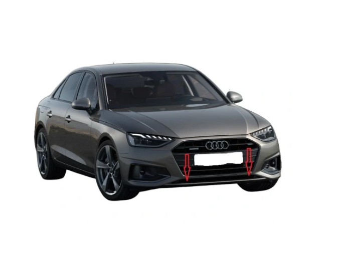 Grila bara fata AUDI A4/S4 (B9), 05.2019-, inferior,
