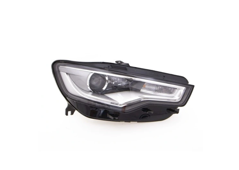 Far AUDI A6 (4G/C7), 01.2011-06.2014, dreapta, DEPO, high beam assist; bi-xenon; cu daytime running light; D3S+H7+PSY24W; electrical; fara daytime running light LED module; fara discharge bulb; fara ballast; cu motor