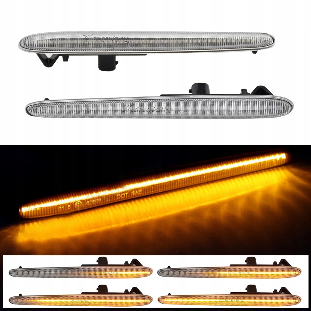 Set lampa semnalizare laterala ALFA ROMEO GIULIETTA (940), 05.2010-, dynamic indicator; LED; transparent; TUNING,