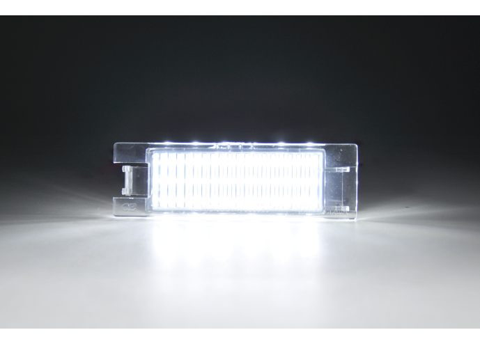 Set 2 buc lampa numar spate FIAT 500L (330), Bravo/Brava, Croma (194), Linea (323), Marea (185), Multipla (186), Punto Grande (199), Seicento (187), Tipo -, stanga, LED; TUNING,