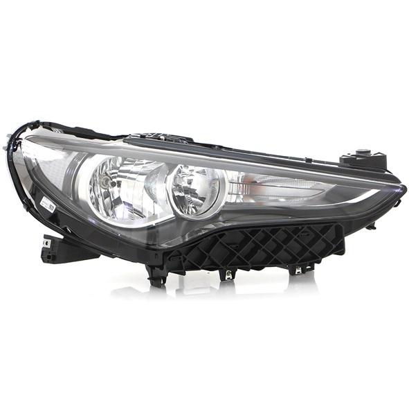 Far ALFA ROMEO STELVIO, 06.2017-, partea dreapta, original, cu LED daytime running light; H15+H7+PY24W; electrical; halogen; marked Alfa Romeo,