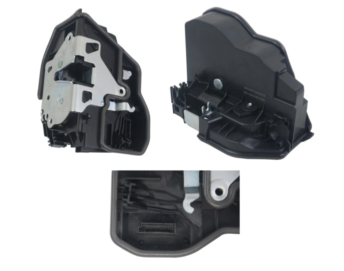 Broasca, incuietoare usa spate BMW Seria 1 E81 E82 E87 F20, Seria 2 F22, Seria 3 E90 E91, F30 F31, F34/F35 Seria 4 F32 F33, Seria 5 E60 E61 F10 F07, Seria 7 E65/E66 F01/F02, X1 E84, X3 E83 F25, X5 E70, X6 E71, MINI cu 5 pini, partea stanga,