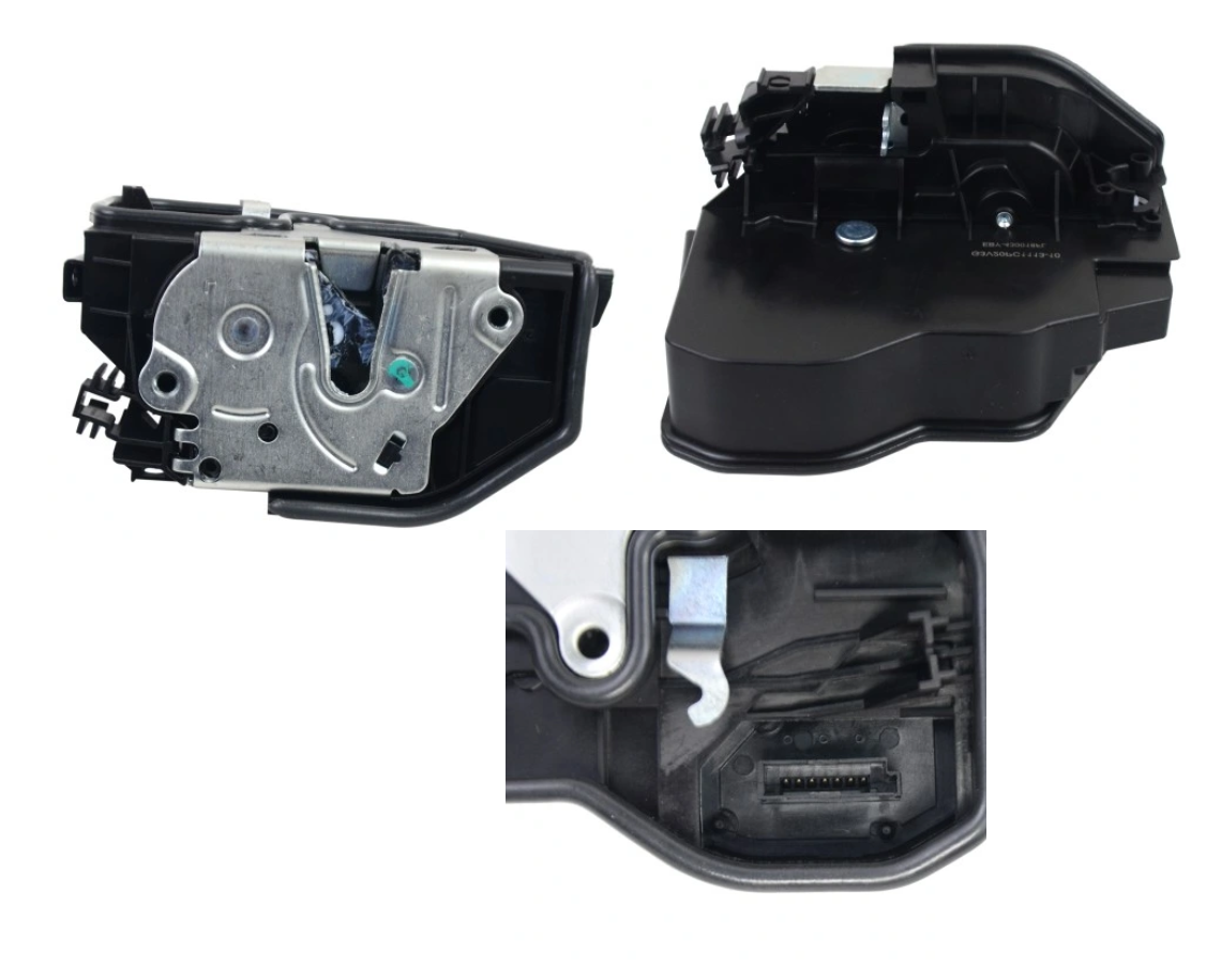 Broasca, incuietoare usa fata BMW Seria 1 E81 E82 E87 F20, Seria 2 F22, Seria 3 E90 E91, E92/E93 F30 F31, F34/F35 Seria 4 F32 F33, Seria 5 E60 E61 F10 F07, Seria 7 E65/E66 F01/F02, X1 E84, X3 E83 F25, X5 E70, X6 E71, MINI cu 4 pini, partea dreapta,