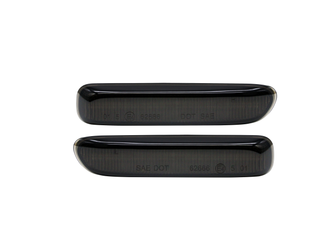 Set lampa semnalizare laterala BMW Seria 3 (E46), COUPE/CABRIO 1999-09.2006; 3 (E46), Sedan/ESTATE, 06.1998-2005; 3 (E46/5), COMPACT, 03.2000-12.2004, LED; fumuriu; TUNING,