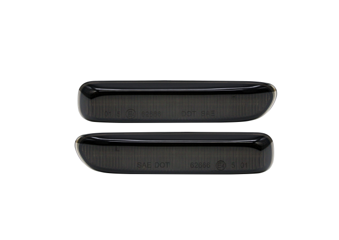 Set lampa semnalizare laterala BMW Seria 3 (E46), COUPE/CABRIO 1999-09.2006; 3 (E46), Sedan/ESTATE, 06.1998-2005; 3 (E46/5), COMPACT, 03.2000-12.2004, dynamic indicator; LED; fumuriu; TUNING,