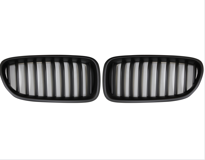 Grila masca fata fata BMW Seria 5 (F10/F11), 2013-08.2017, partea stanga, negru mat; TUNING,