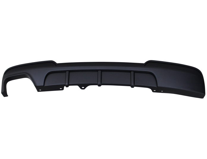 Spoiler bara spate BMW Seria 5 (F10/F11), 12.2009-08.2017, negru; type M-Performance; cu iesiri evacuare dubla; TUNING,