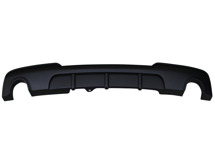 Spoiler bara spate BMW Seria 5 (F10/F11), 12.2009-08.2017, negru; type M-Performance; cu gauri pentru 2 iesiri simple; TUNING,