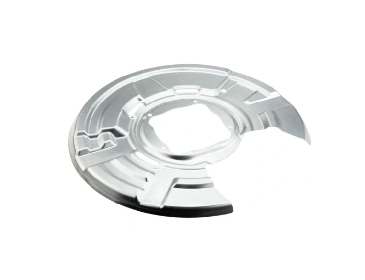 Protectie stropire disc frana spate BMW Seria 5 (F10/F11), 12.2009-08.2017, Seria 6/6 GC (F06/F12/F13), 02.2011-, partea dreapta, metal, diametru disc frana : 330 si 345 mm, OE : 34 21 6 778 254; 34216778254,