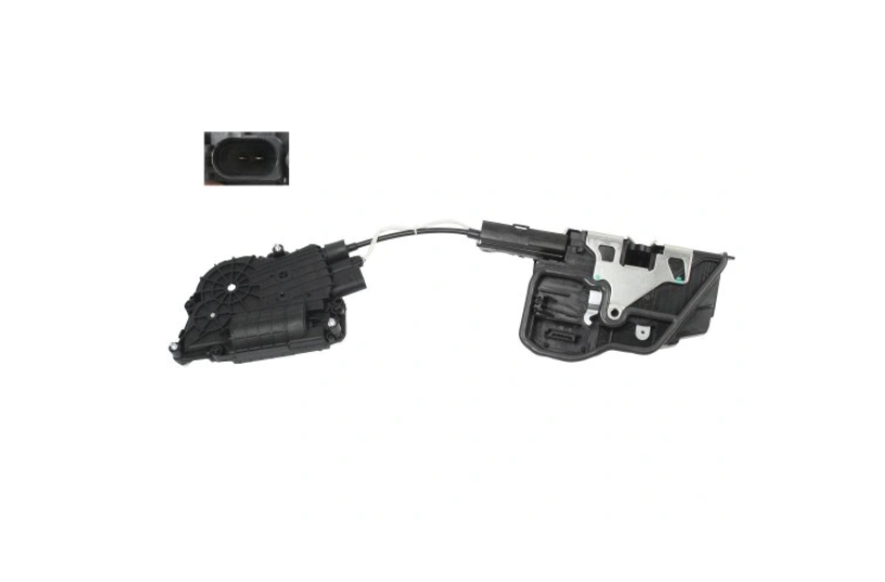 Broasca, incuietoare usa spate BMW Seria 5 (F10/F11), 12.2009-08.2017 pentru vehicule cu functie de inchidere usoara, partea dreapta,