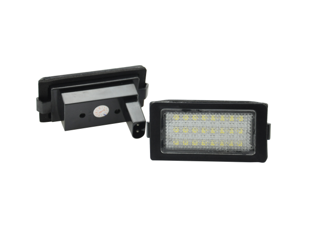 Set 2 buc lampa numar BMW Seria 7 (E38), 04.1994-12.2001, partea stanga=dreapta, LED; transparent; TUNING,