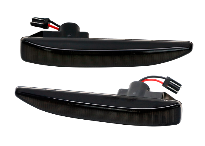 Set lampa semnalizare laterala BMW Seria 7 (E65/E66), 09.2001-10.2008, partea stanga, LED; fumuriu; TUNING,
