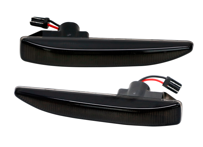 Set lampa semnalizare laterala BMW Seria 7 (E65/E66), 09.2001-10.2008, partea stanga, dynamic indicator; LED; fumuriu; TUNING,