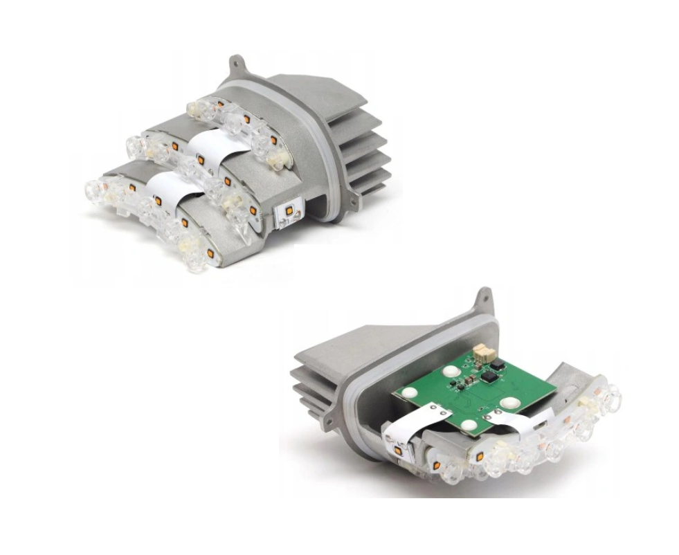Modul LED BMW Seria 3 (E90/E91), 08.2008-06.2012, partea stanga, cu LED indicator; LED,