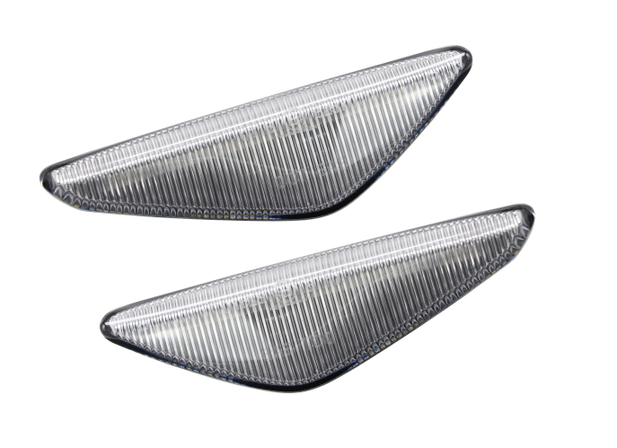Set lampa semnalizare laterala BMW X3 (F25), 11.2010-04.2014; X5 (E70), 2006-11.2013; X6 (E71), 01.2008-12.2013, dynamic indicator; LED; transparent; TUNING,