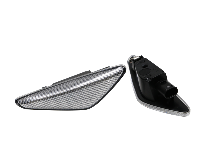Set lampa semnalizare laterala BMW X3 (F25), 11.2010-04.2014; X5 (E70), 2006-11.2013; X6 (E71), 01.2008-12.2013, dynamic indicator; LED; transparent; TUNING,