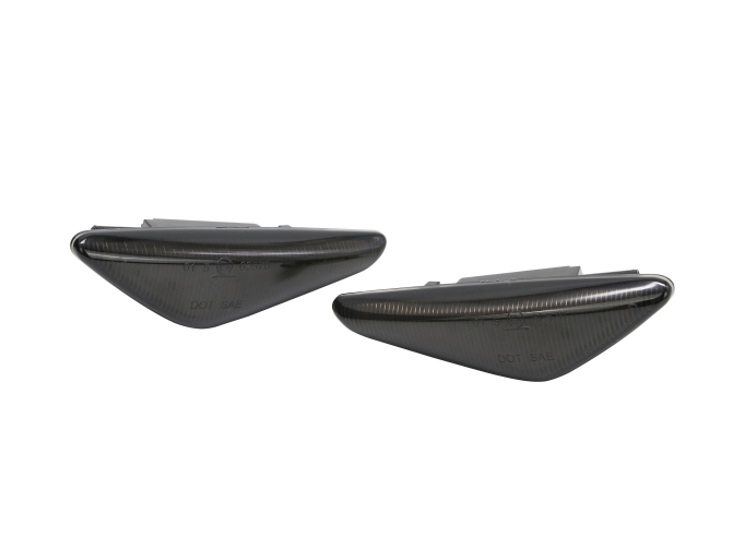 Set lampa semnalizare laterala BMW X3 (F25), 11.2010-04.2014; X5 (E70), 2006-11.2013; X6 (E71), 01.2008-12.2013, dynamic indicator; LED; fumuriu; TUNING,