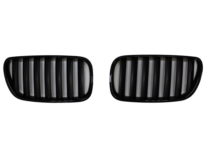 Grila masca fata fata BMW X3 (E83), 2007-11.2010, partea stanga, type M-Performance; negru, negru lucios; TUNING,