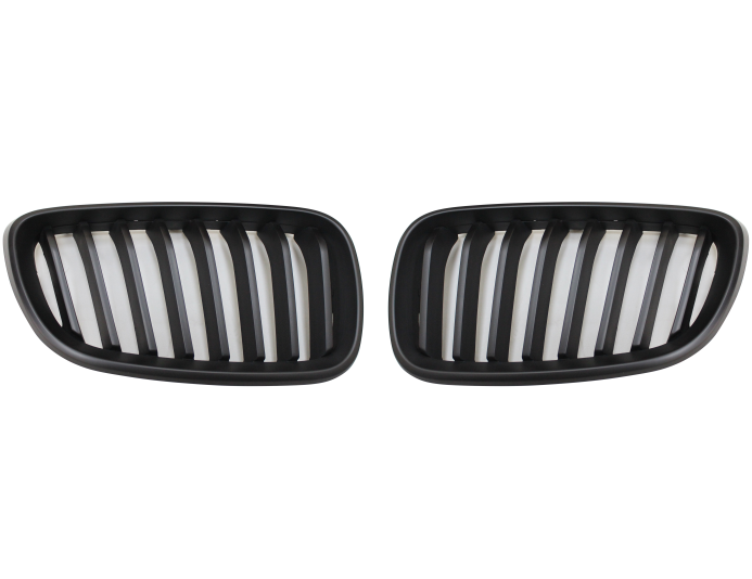 Grila masca fata fata BMW Seria 2 (F22), 03.2014-07.2021, partea stanga, negru; TUNING,