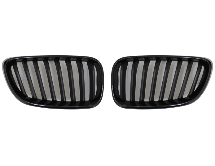 Grila masca fata fata BMW Seria 2 (F22), 03.2014-07.2021, partea stanga, type M-Performance; negru; cu rame negru lucios; TUNING,
