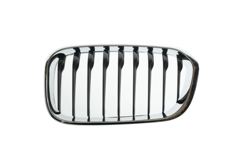 Grila masca fata BMW Seria 1 (F20), 05.2015-06.2019 model M-SPORT, partea stanga, crom, negru lucios,