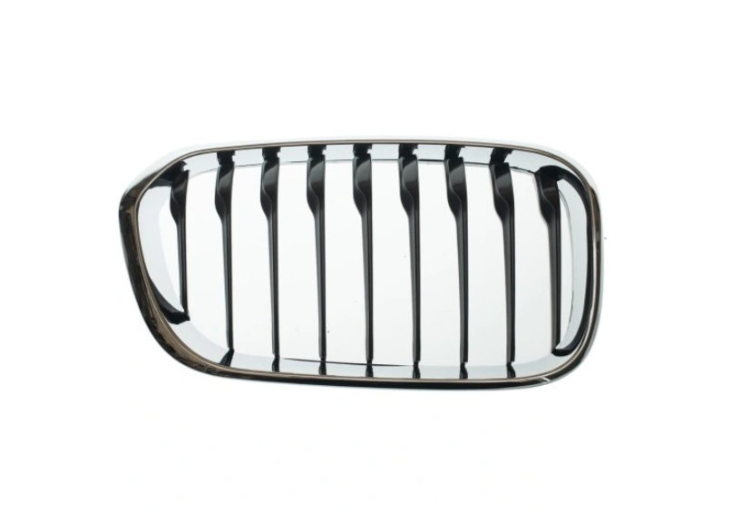 Grila masca fata BMW Seria 1 (F20), 05.2015-06.2019 model M-SPORT, partea dreapta, crom, negru lucios,