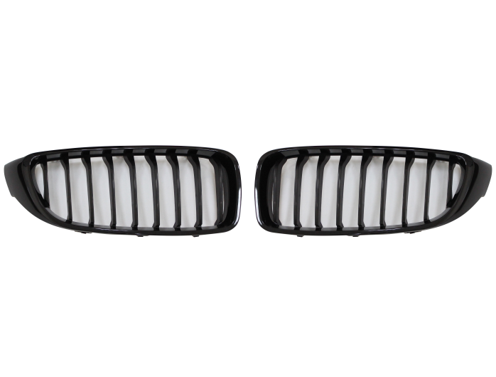 Grila masca fata fata BMW Seria 3 (E92/93), COUPE/CABRIO, 03.2010-12.2013, partea stanga, type M-Performance; negru; cu rame negru lucios; TUNING,