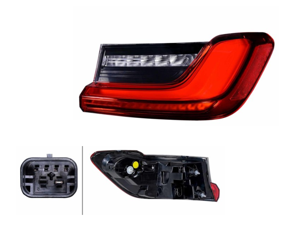 Lampa spate BMW Seria 3 (G20), 03.2019-10.2022, partea dreapta, HELLA, LED; negru; exterior,