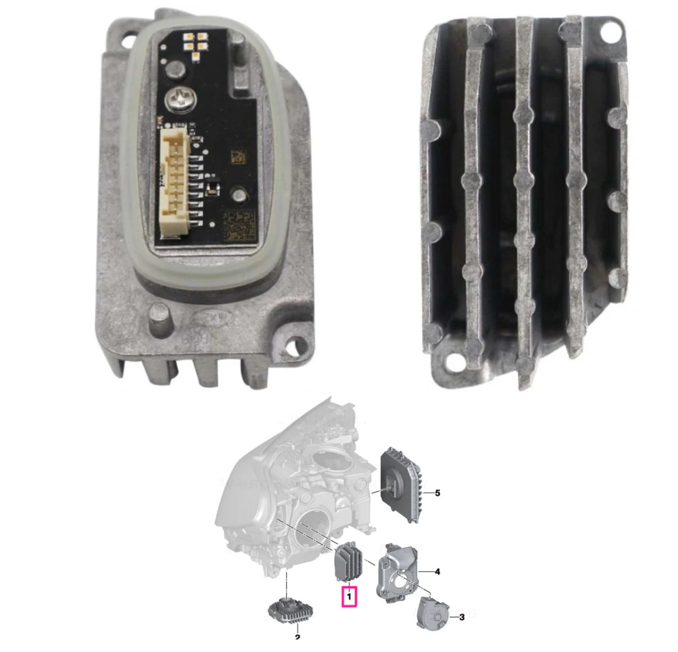 Modul LED BMW Seria 5 (G30/G31), 05.2017-08.2020, partea stanga, LED,