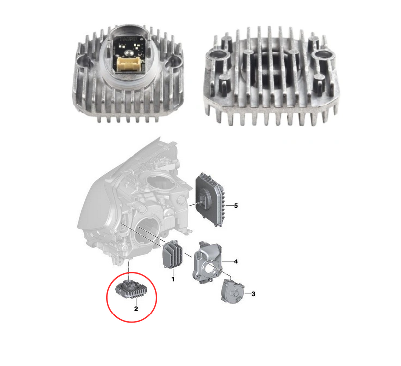 Modul LED BMW Seria 5 (G30/G31), 05.2017-08.2020, partea dreapta, semnalizare in far; LED,