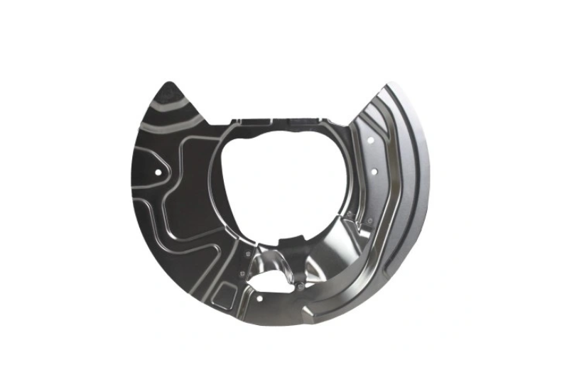 Protectie stropire disc frana fata BMW X5 (E70), 10.2006-11.2013; X5 (F15/F85), 10.2013-03.19, X6 (E71), 01.2008-12.2013; X6 (F16), 01.2014-12.2019, stanga, aluminiu, Diametru disc frana : 348 mm