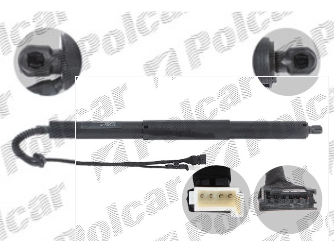 Actuator usa spate, hayon BMW X5 (F15/F85), 08.2016-07.2018, STABILUS, lungime= 539 mm,