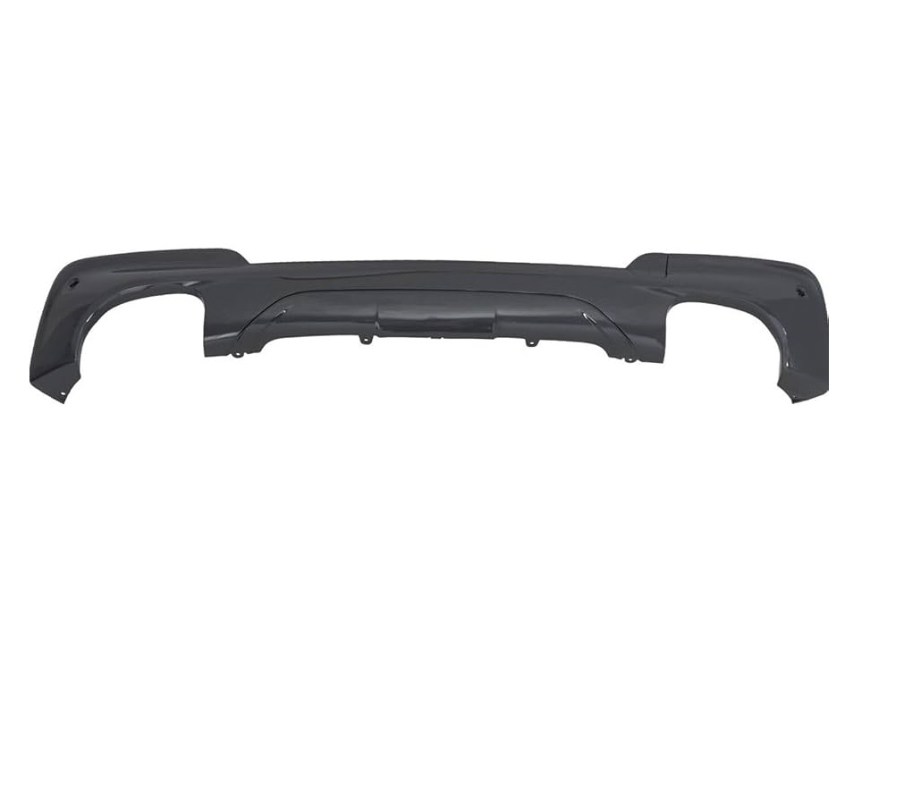 Spoiler bara spate BMW X3 (G01), 06.2017-07.2021, model : M-Pack, negru lucios; cu 2 gauri evacuare,