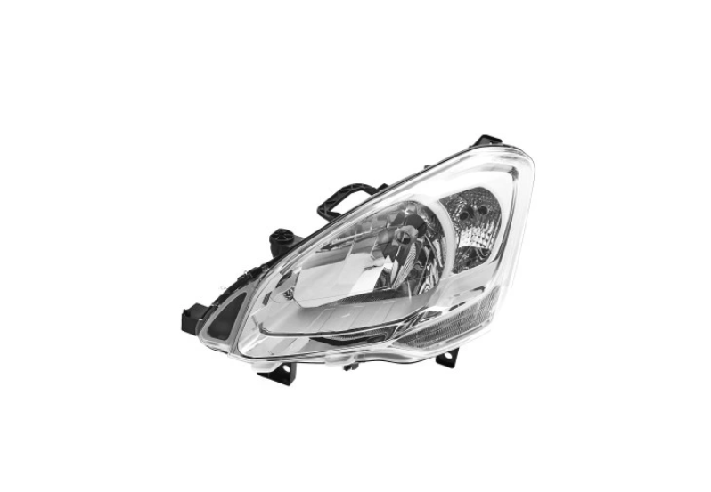 Far CITROEN Berlingo (7\_) 2008-2012, 2014-2018 (Furgon/Multispace); PEUGEOT Partner 2015-2018 (Furgon/Tepee) , stanga, AYFAR, H4+W5W; electrical; cu motor; halogen,
