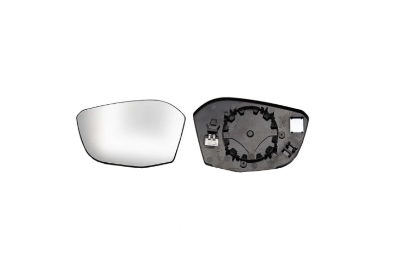Geam oglinda exterioara CITROEN C4/e-C4, 09.2020-; C5 X, 04.2022-; DS 4, 10.2021-; OPEL ASTRA L, 11.2021-; PEUGEOT 308, 03.2021-; PEUGEOT 408, 06.2022-, partea stanga, View Max, cu incalzire; sticla convexa; sticla crom,