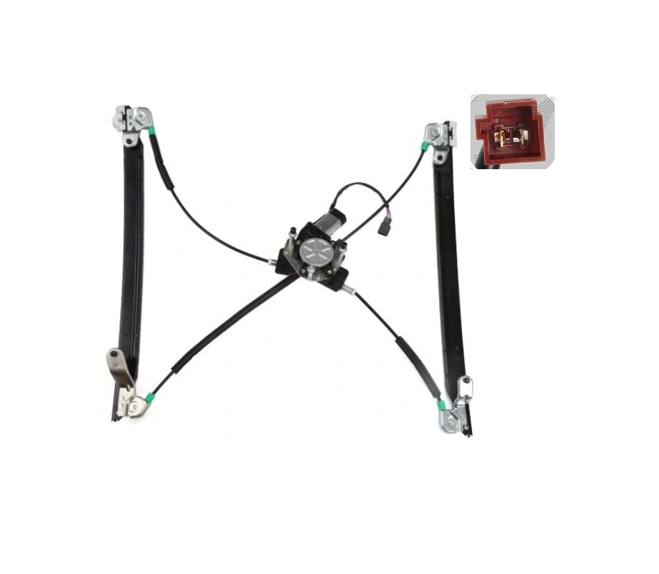 Macara geam usa fata cu motoras CHRYSLER TOWN_COUNTRY (RG/RS), 01.2000-12.2004; VOYAGER (RG/RS), 01.2000-12.2004; DODGE CARAVAN (RG/RS), 02.2000-12.2004, partea stanga,