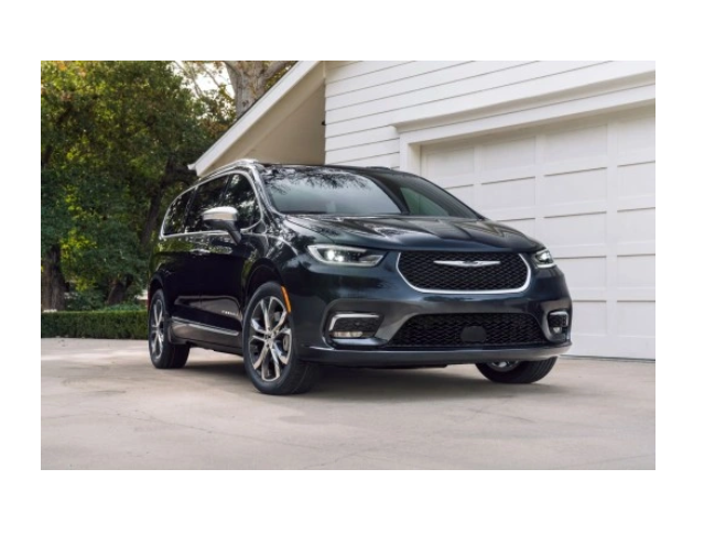 Grila bara fata CHRYSLER PACIFICA, 04.2020-; VOYAGER, 06.2019-2021 model L;LX;LXI; VOYAGER, 2022-12.2023 model LX, vopsit; negru; cu ACC,