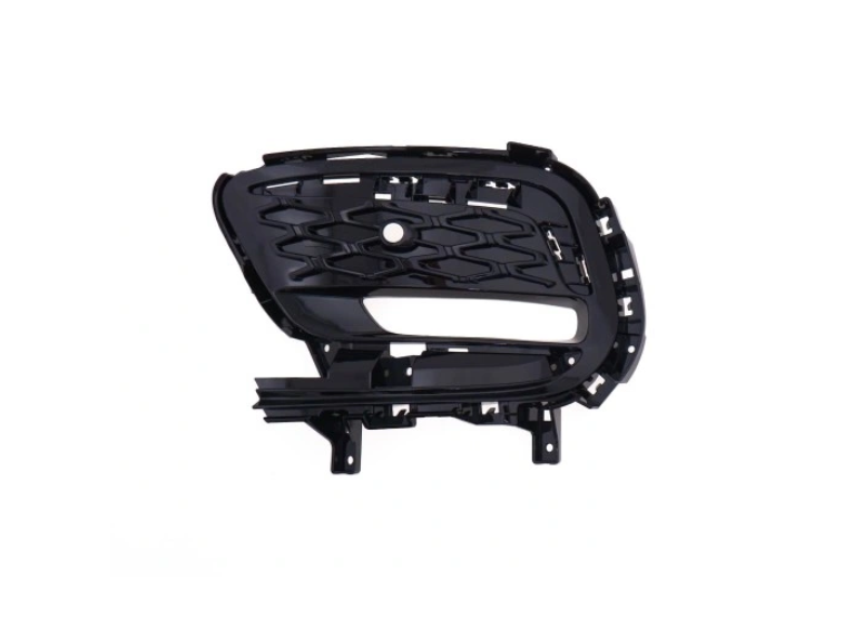 Grila bara fata CHRYSLER PACIFICA, 04.2020-, partea dreapta, cu gauri senzori parcare; vopsit; negru; cu 1 gaura lampa ceata,